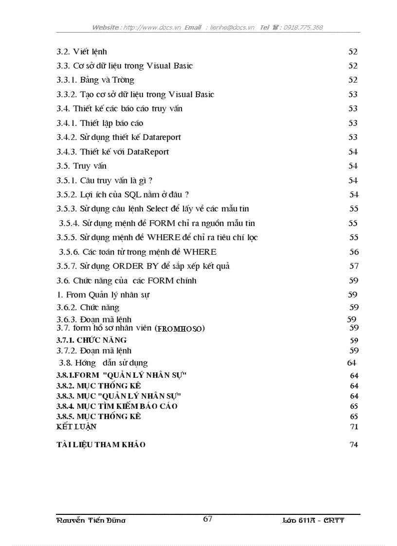 image for page Xây dựng chương trình quản lý nhân sự bằng ngôn ngữ lập trình Visual basic