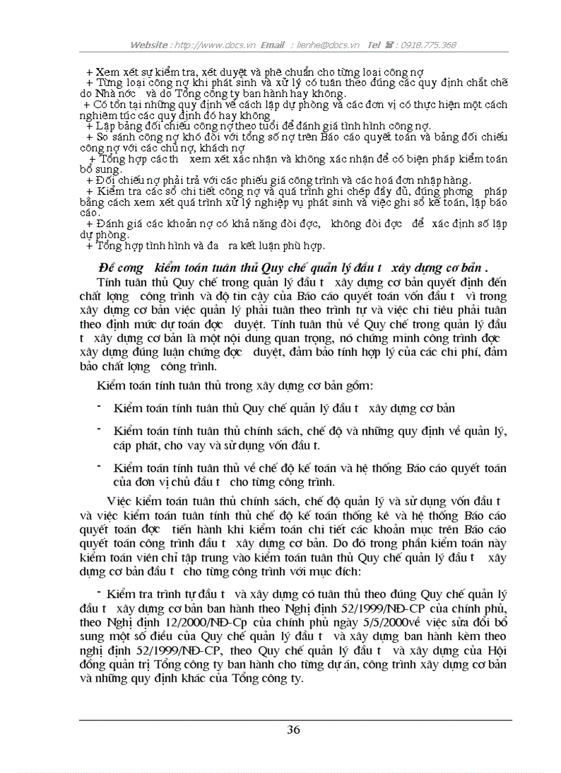 image for page Tìm hiểu về kiểm toán báo cáo quyết toán công trình đầu tư XDCB tại Tổng C ty Sông Đà