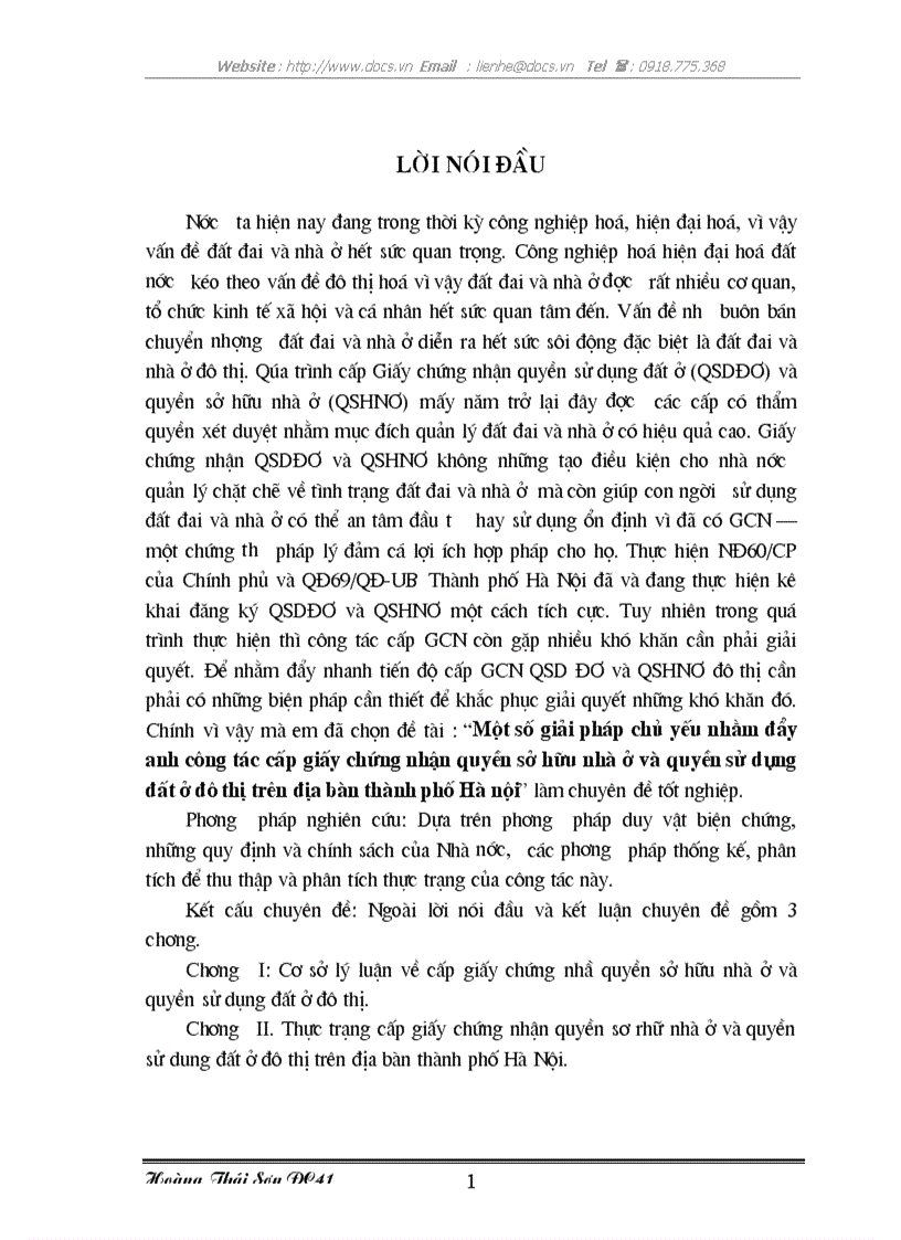 image for page Một số giải pháp chủ yếu nhằm đẩy mạnh công tác cấp giấy chứng nhận quyền sở hữu nhà ở và quyền sử dụng đất ở đô thị trên địa bàn thành phố Hà nội