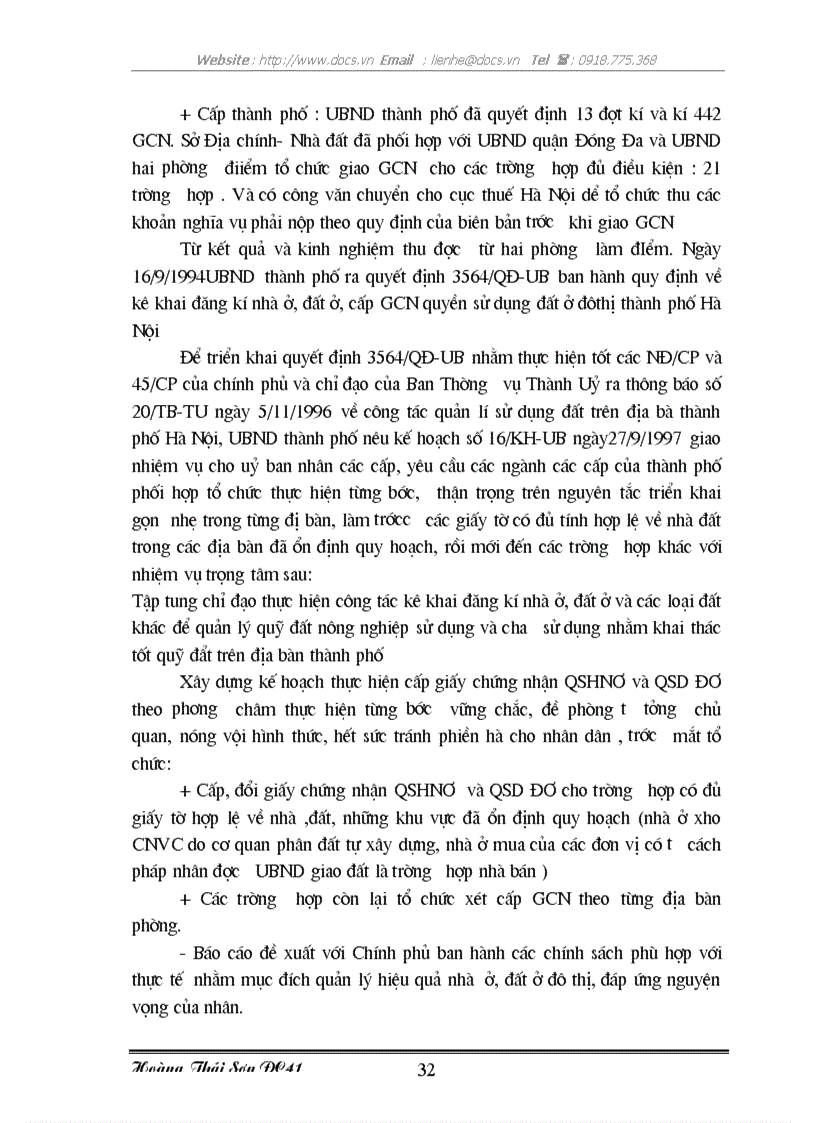 image for page Một số giải pháp chủ yếu nhằm đẩy mạnh công tác cấp giấy chứng nhận quyền sở hữu nhà ở và quyền sử dụng đất ở đô thị trên địa bàn thành phố Hà nội