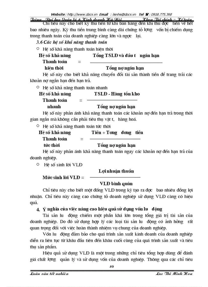 image for page Vốn lưu động và một số giải pháp nhằm nâng cao hiệu quả sử dụng vốn lưu động tại Công ty Cổ phần Pin Hà Nội