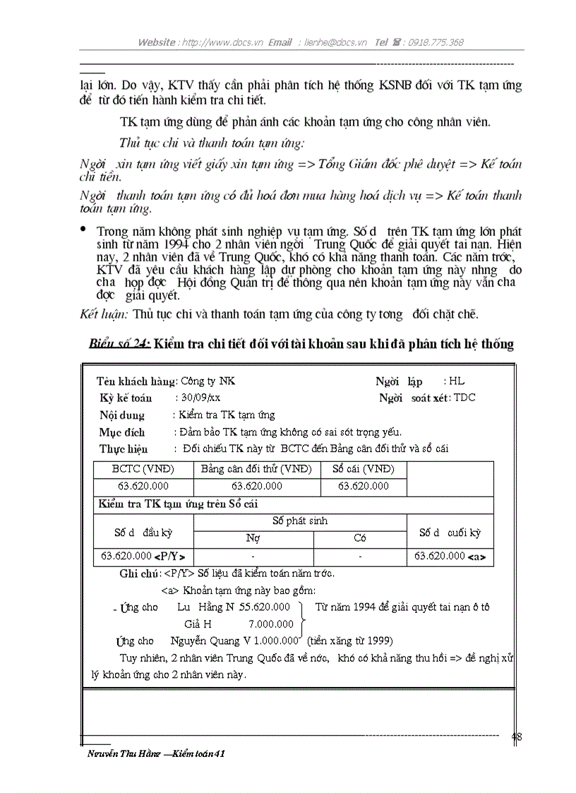image for page Tìm hiểu việc áp dụng phương pháp kiểm tra chi tiết trong kiểm toán báo cáo tài chính do Công ty Kiểm toán Việt Nam thực hiện