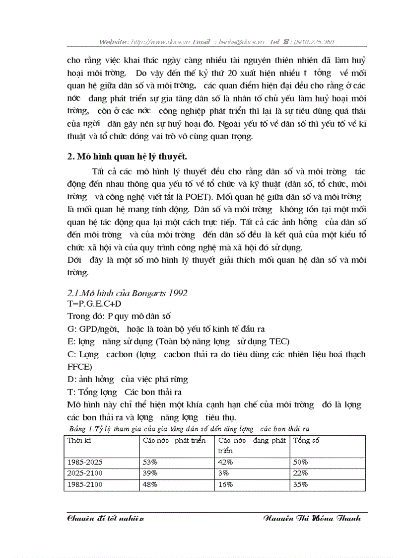 image for page Bước đầu nghiên cứu mối quan hệ giữa sự gia tăng dân số và vấn đề bảo vệ môi trường khảo sát thực địa trên địa bàn tỉnh Hà Nam