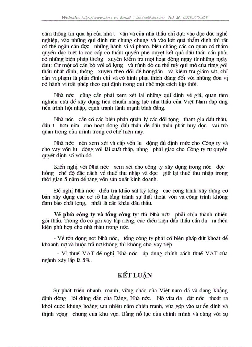 image for page Đấu thầu và một số giải pháp nhằm nâng cao hiệu quả công tác Đấu thầu tại Công ty xây dựng Hồng Hà