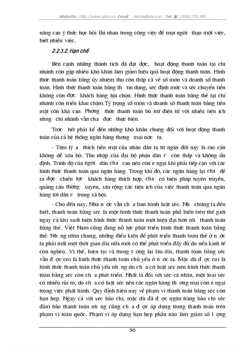 image for page Giải pháp phát triển hoạt động thanh toán tại chi nhánh ngân hàng NHNo PTNT AgriBank Láng Hạ