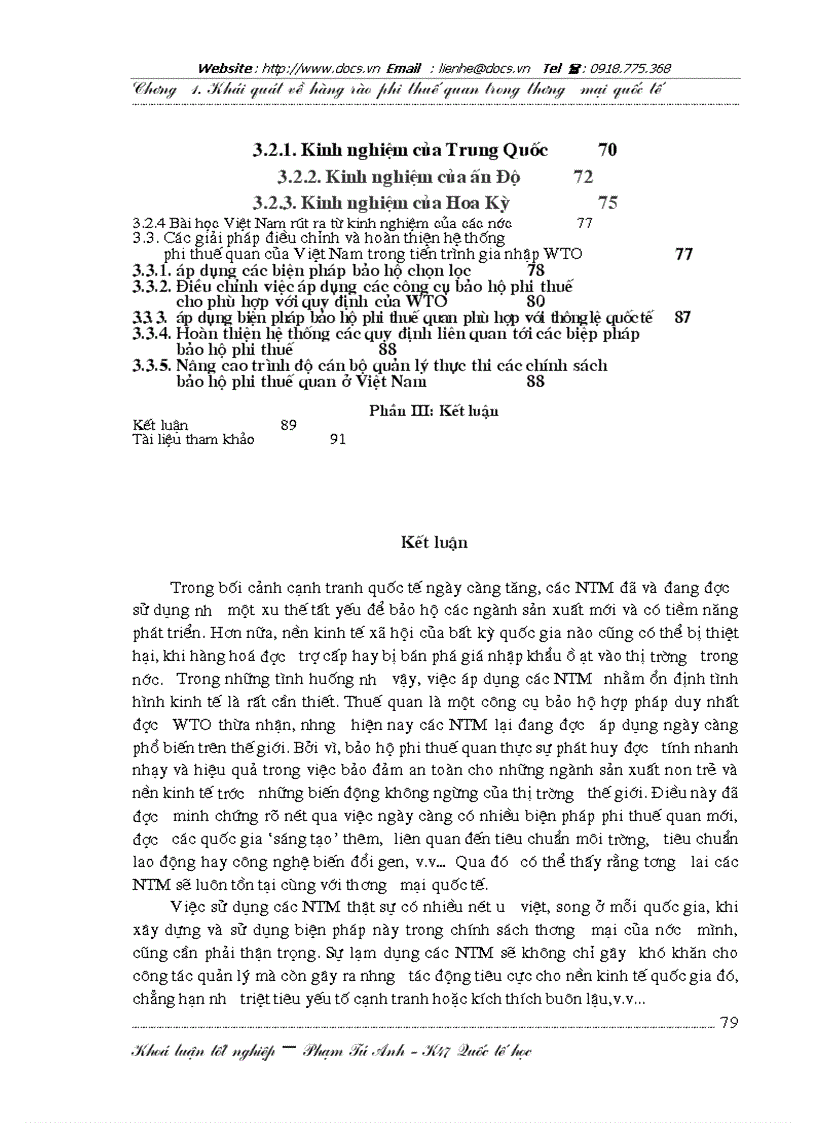 image for page Hoàn thiện hệ thống biện pháp bảo hộ phi thuế của Việt Nam trong tiến trình gia nhập WTO
