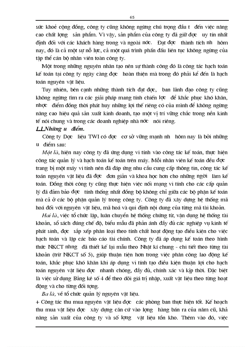 image for page Hoàn thiện hạch toán nguyên vật liệu với việc nâng cao hiệu quả sử dụng vốn lưu động tại công ty Dược liệu TWI