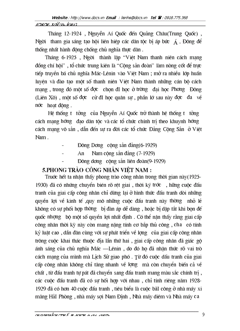 image for page Sự ra đời của Đảng Cộng Sản Việt Nam