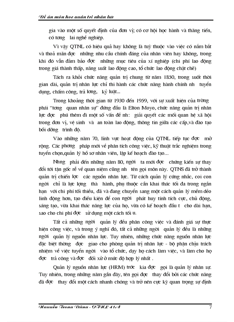 image for page Vai trò của quản trị nhân lực đối với các tổ chức ngày nay