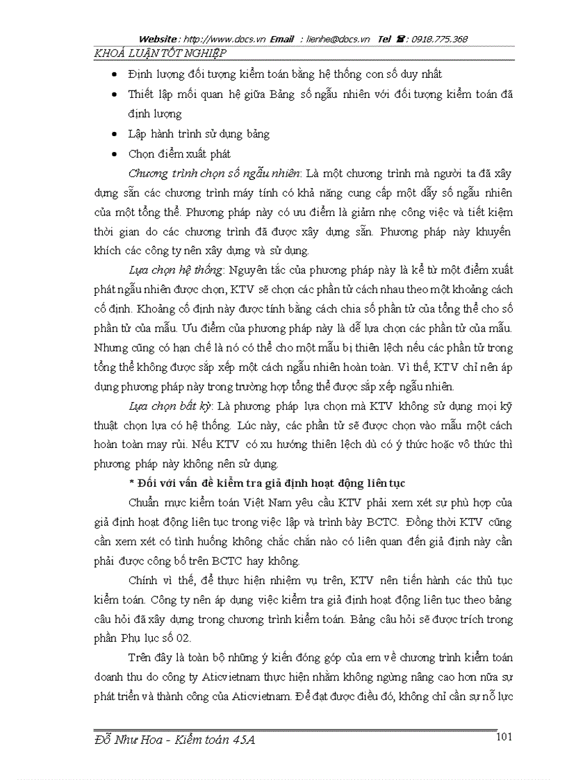 image for page Hoàn thiện kiểm toán khoản mục doanh thu bán hàng cung cấp dịch vụ trong kiểm toán Báo cáo tài chính do công ty kiểm toán Aticvietnam thực hiện