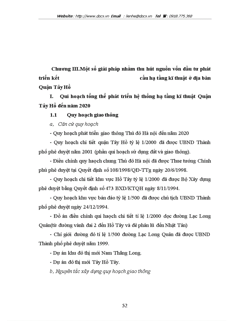 image for page Một số giải pháp huy động nguồn vốn đầu tư phát triển kết cấu hạ tầng kĩ thuật tại địa bàn Quận Tây Hồ Hà Nội