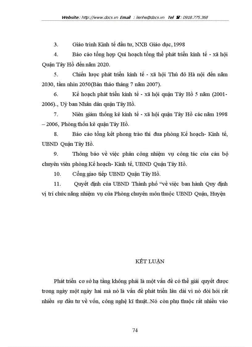 image for page Một số giải pháp huy động nguồn vốn đầu tư phát triển kết cấu hạ tầng kĩ thuật tại địa bàn Quận Tây Hồ Hà Nội