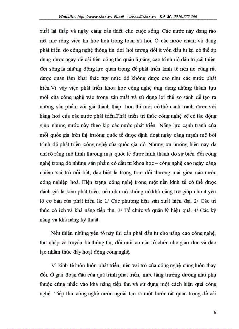 image for page Luận chứng vai trò của tri thức khoa học công nghệ với phát triển kinh tế