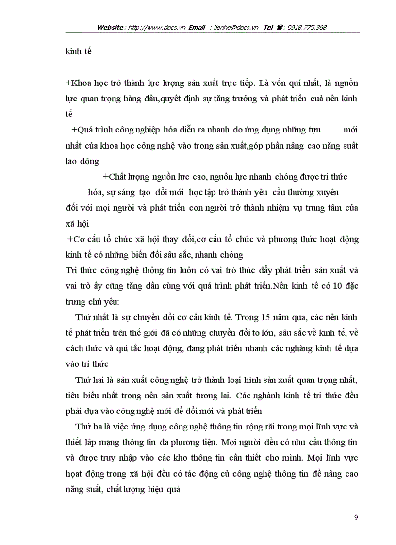 image for page Luận chứng vai trò của tri thức khoa học công nghệ với phát triển kinh tế