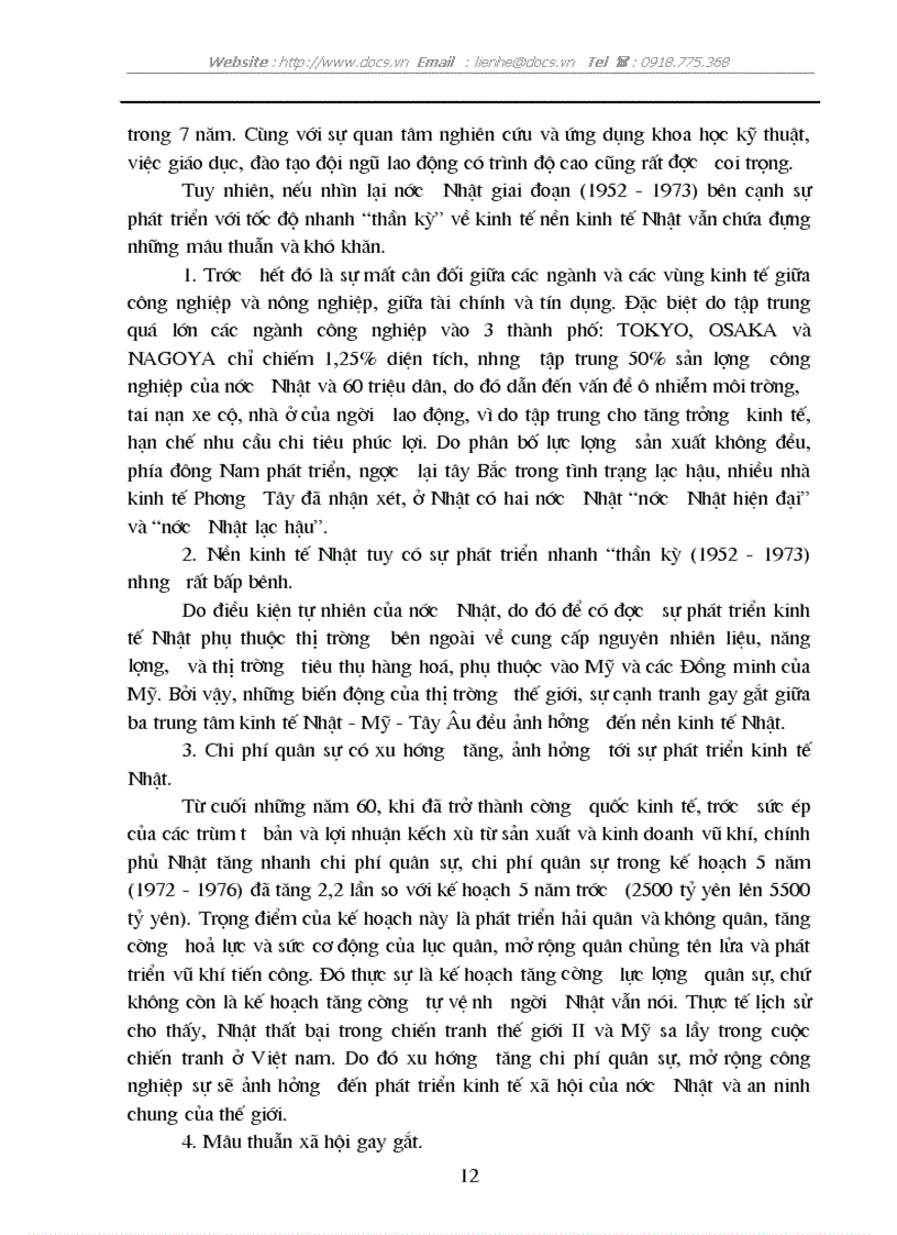 image for page Kinh tế Nhật Bản giai đoạn thần kỳ 1952 1973 bài học đối với Việt Nam lt cao học gt