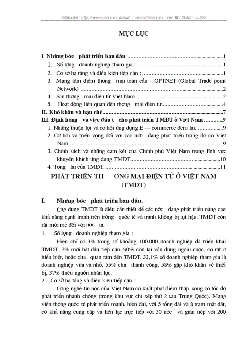 image for page Thực trạng phát triển ứng dụng thương mại điện tử ở Việt Nam