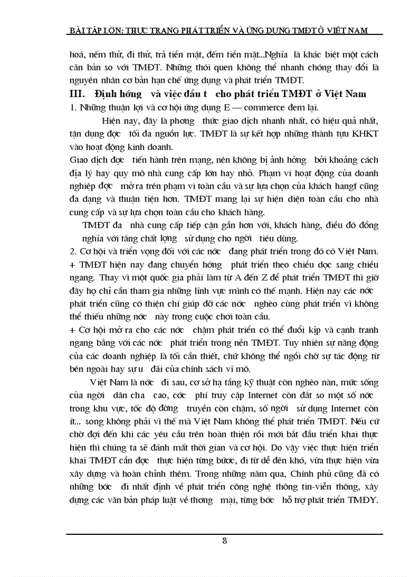 image for page Thực trạng phát triển ứng dụng thương mại điện tử ở Việt Nam