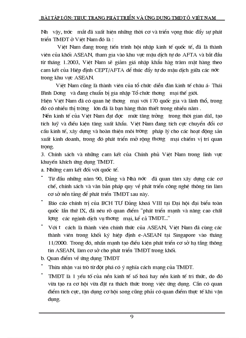 image for page Thực trạng phát triển ứng dụng thương mại điện tử ở Việt Nam