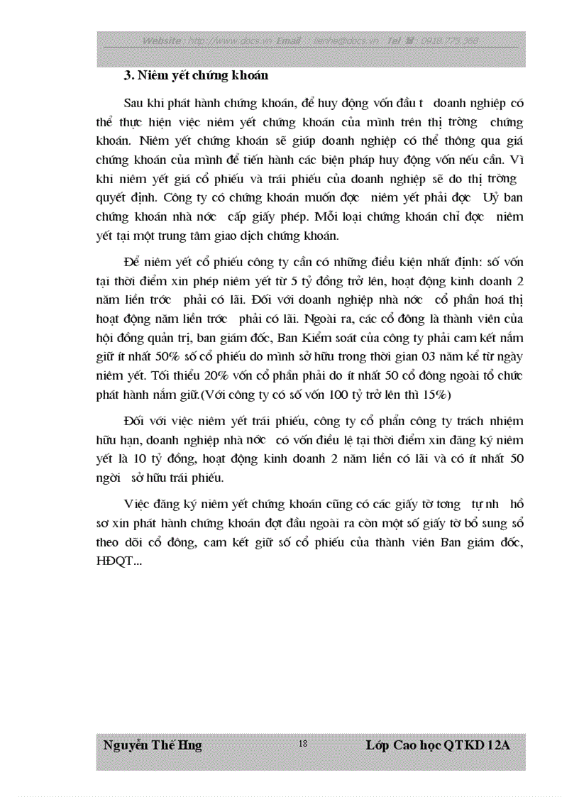 image for page Điều kiện khả năng huy động vốn qua thị trường CK của doanh nghiệp Việt Nam trong cơ chế thị trường