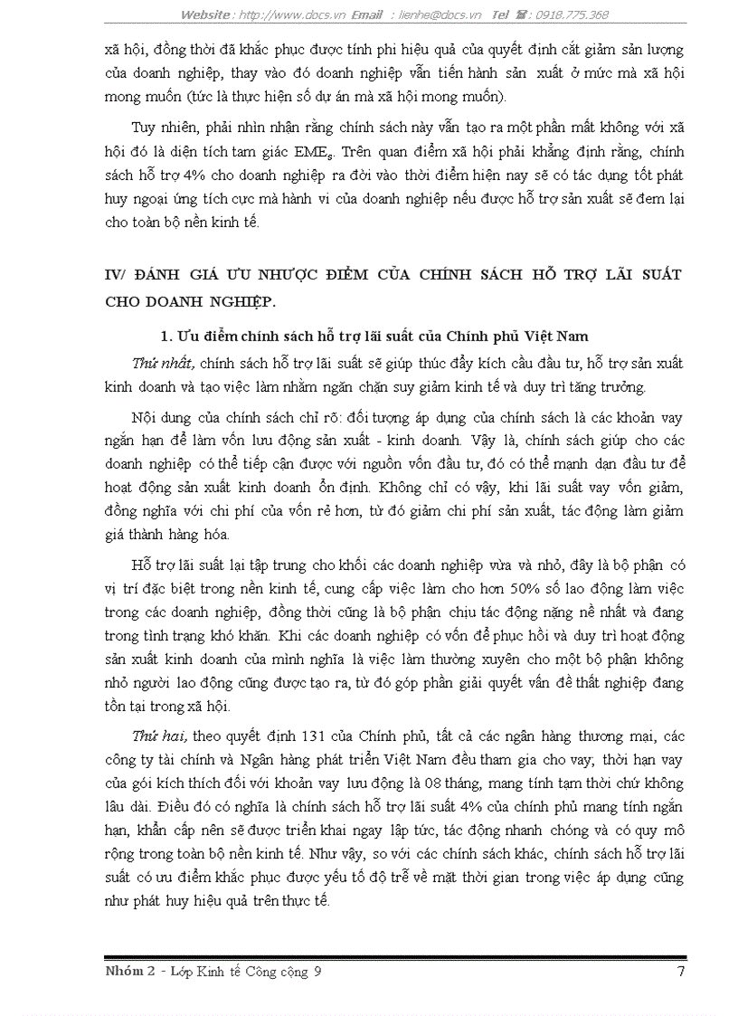 image for page Phân tích và đánh giá hiệu quả Chính sách hỗ trợ lãi suất cho doanh nghiệp trong bối cảnh khủng hoảng kinh tế toàn cầu ở Việt Nam