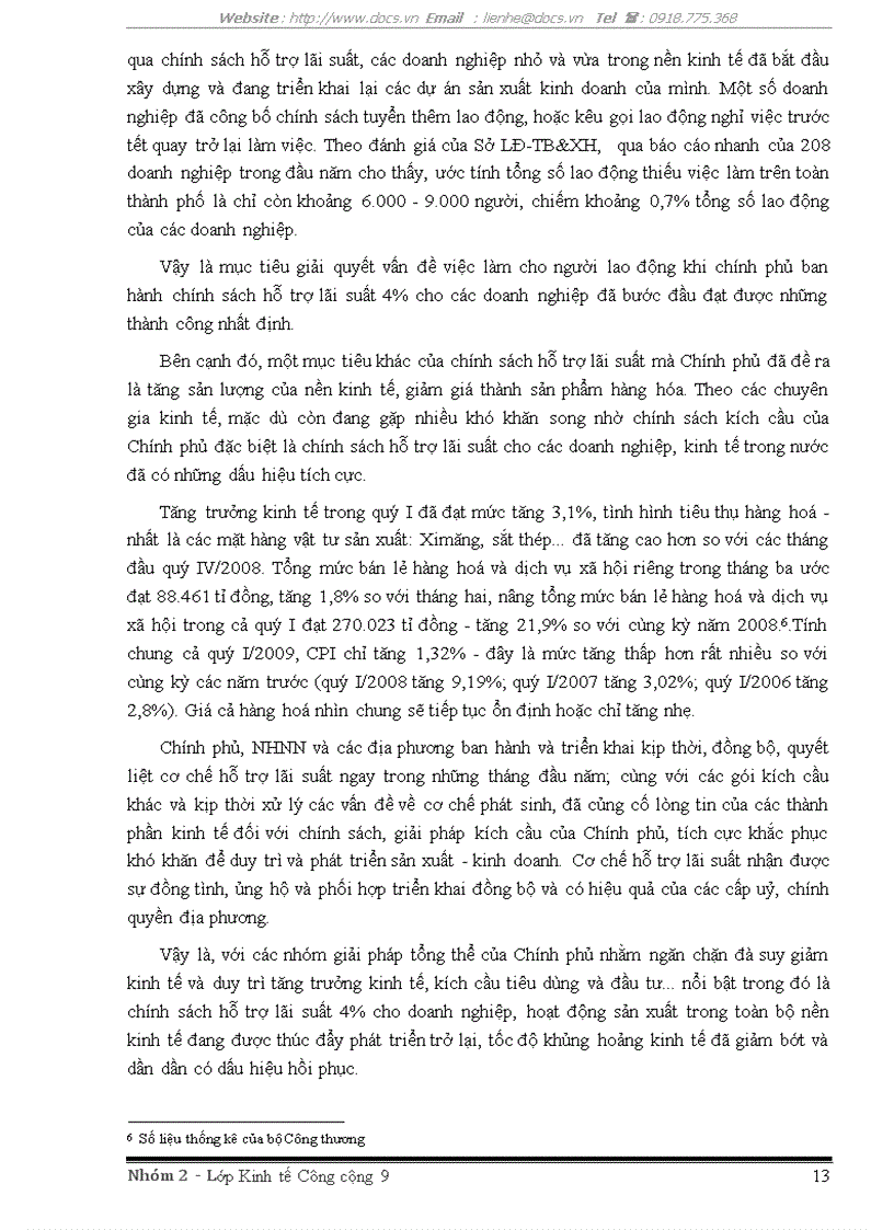 image for page Phân tích và đánh giá hiệu quả Chính sách hỗ trợ lãi suất cho doanh nghiệp trong bối cảnh khủng hoảng kinh tế toàn cầu ở Việt Nam