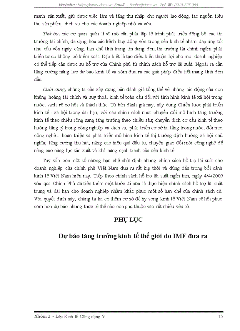 image for page Phân tích và đánh giá hiệu quả Chính sách hỗ trợ lãi suất cho doanh nghiệp trong bối cảnh khủng hoảng kinh tế toàn cầu ở Việt Nam