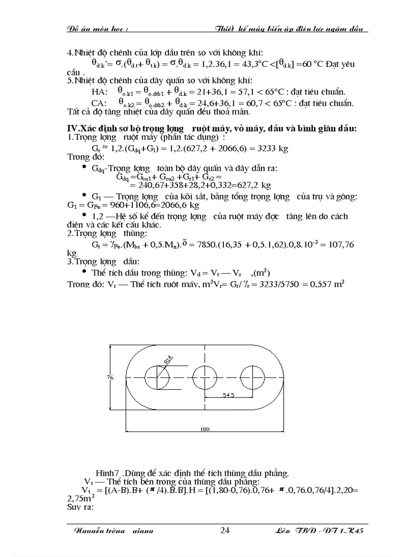 image for page Thiết kế một máy biến áp điện lực ngâm dầu công suất 1600 kVA