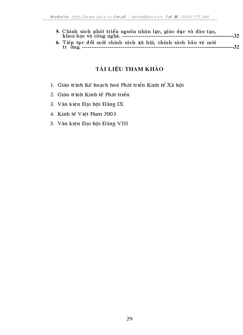 image for page Kế hoạch tăng trưởng và giải pháp thực hiện kế hoạch tăng trưởng kinh tế 5 năm 2001 2005 ở việt nam đề án kế hoạch hoá