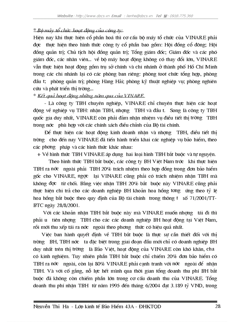 image for page Thị trường Tái Bảo Hiểm lý luận và thực tiễn ở Việt Nam