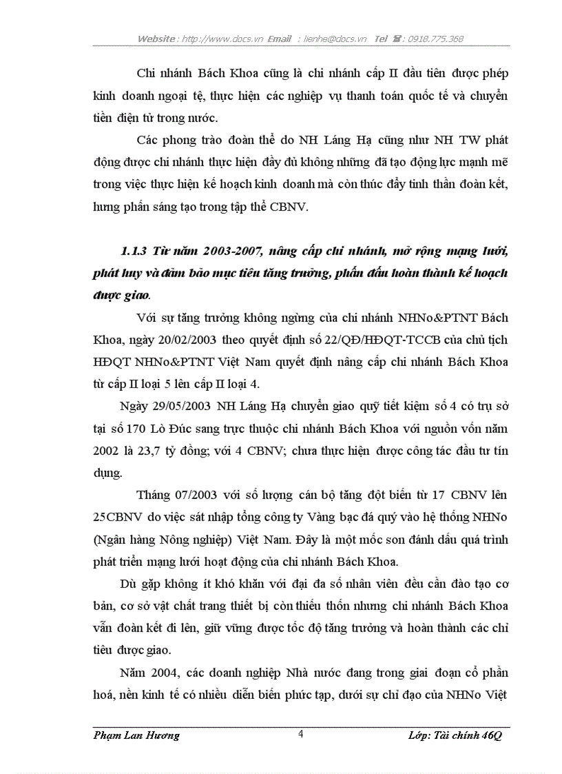 image for page CƠ CẤU TỔ CHỨC BỘ MÁY chi nhánh ngânhàng NHNo PTNT AgriBank Bách Khoa lt NHa gt