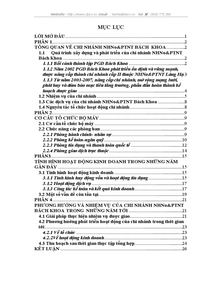 image for page CƠ CẤU TỔ CHỨC BỘ MÁY chi nhánh ngânhàng NHNo PTNT AgriBank Bách Khoa lt NHa gt