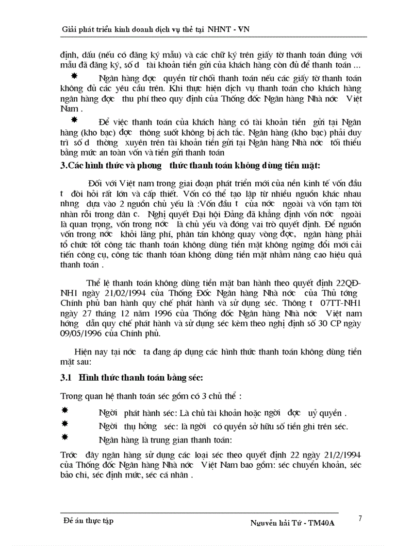 image for page Giải pháp phát triển kinh doanh dịch vụ thẻ tại Ngân Hàng Ngoại Thương Việt Nam