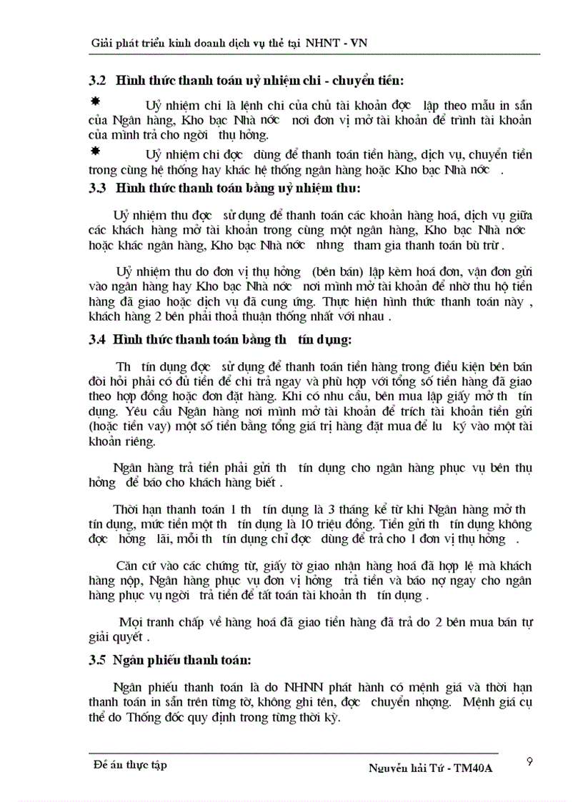 image for page Giải pháp phát triển kinh doanh dịch vụ thẻ tại Ngân Hàng Ngoại Thương Việt Nam