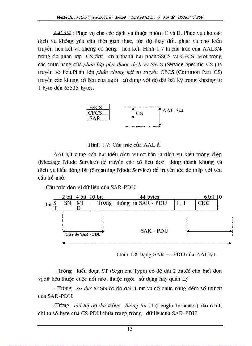 image for page Phân tích cấu trúc phần cứng chuyển mạch ATM và xem xét ảnh hưởng của nó đến chất lượng dịch vụ
