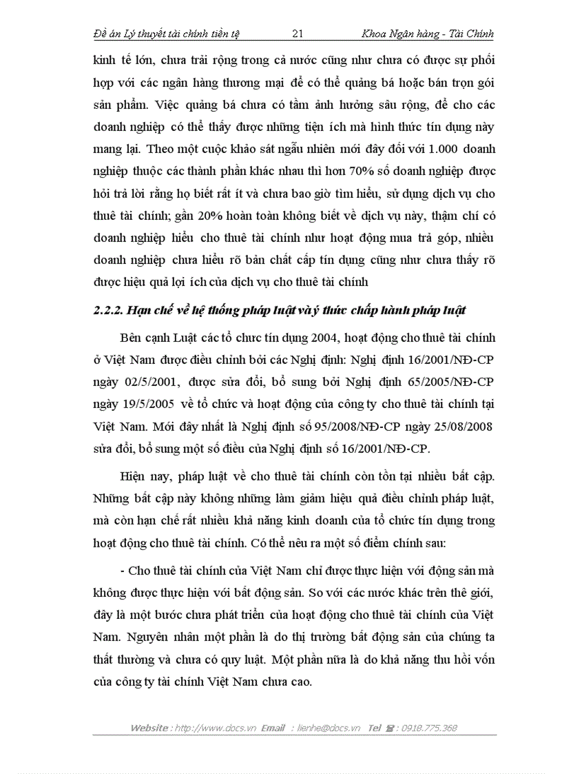 image for page Hoạt động cho thuê tài chính của công ty cho thuê tài chính ở Việt Nam