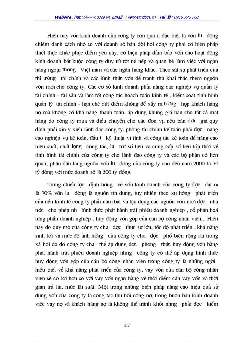 image for page Một số biện pháp đẩy mạnh hoạt động kinh doanh ở Công ty Vân Đồn thuộc bộ đội biên phòng tỉnh Quảng Ninh