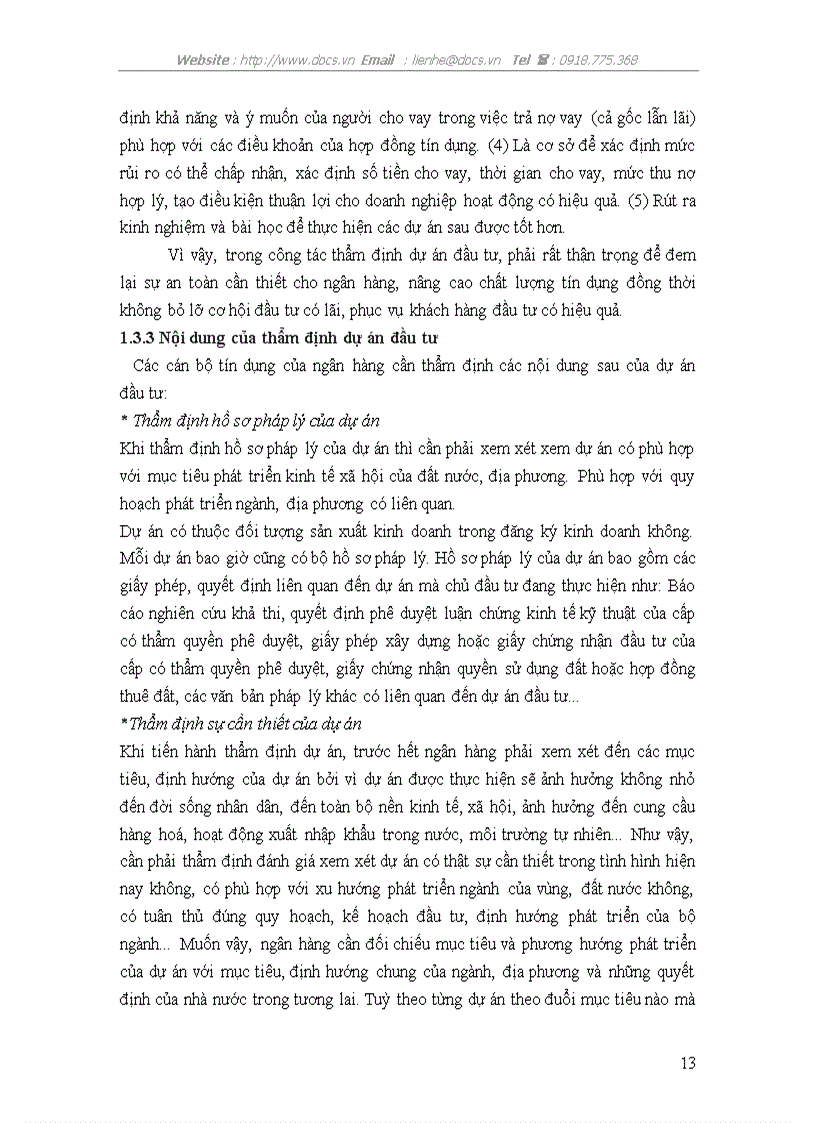 image for page Giải pháp hoàn thiện công tác thẩm định dự án đầu tư tại Chi nhánh Ngân hàng Nông nghiệp và Phát triển Nông thôn Thủ Đô