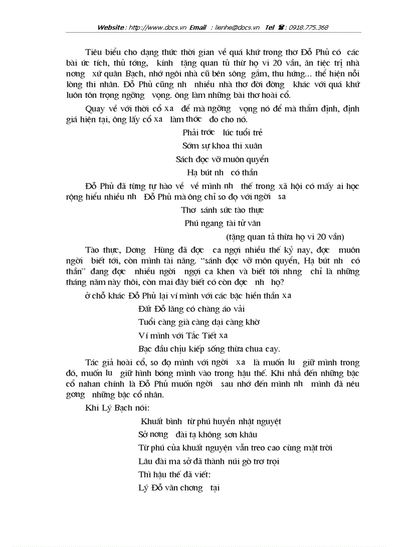 image for page Thời gian nghệ thuật trong thơ Đỗ Phủ