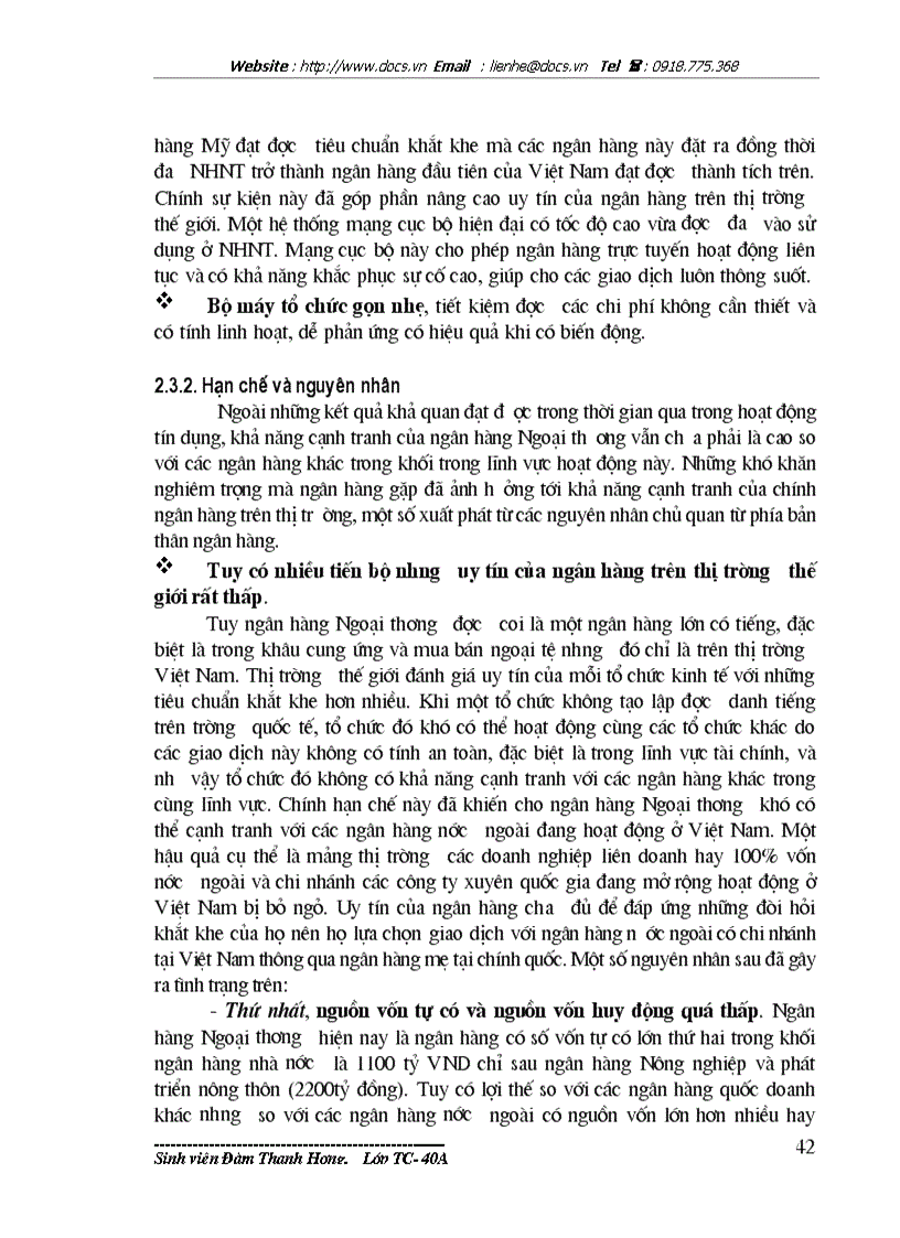 image for page Giải pháp nâng cao khả năng cạnh tranh của ngân hàng Ngoại thương Việt Nam trong hoạt động tín dụng trung và dài hạn