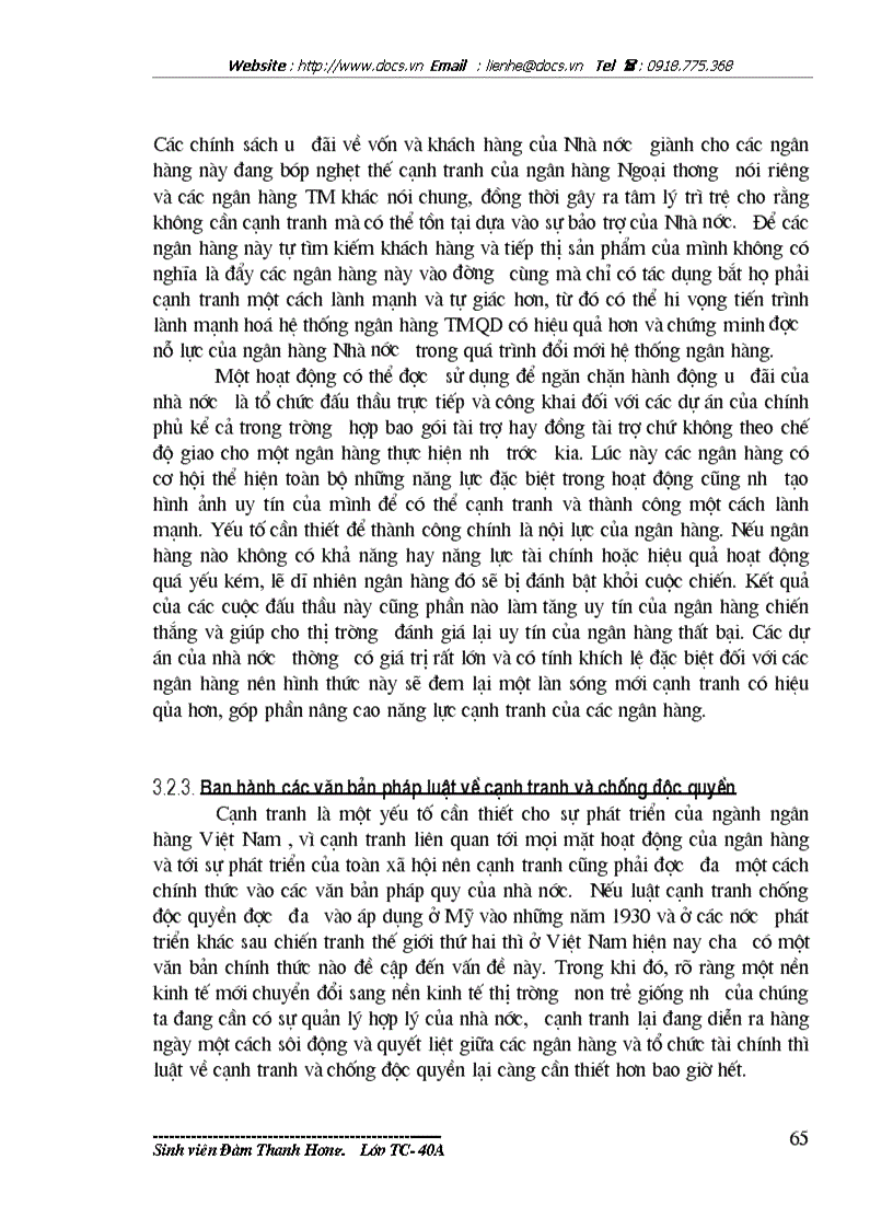 image for page Giải pháp nâng cao khả năng cạnh tranh của ngân hàng Ngoại thương Việt Nam trong hoạt động tín dụng trung và dài hạn
