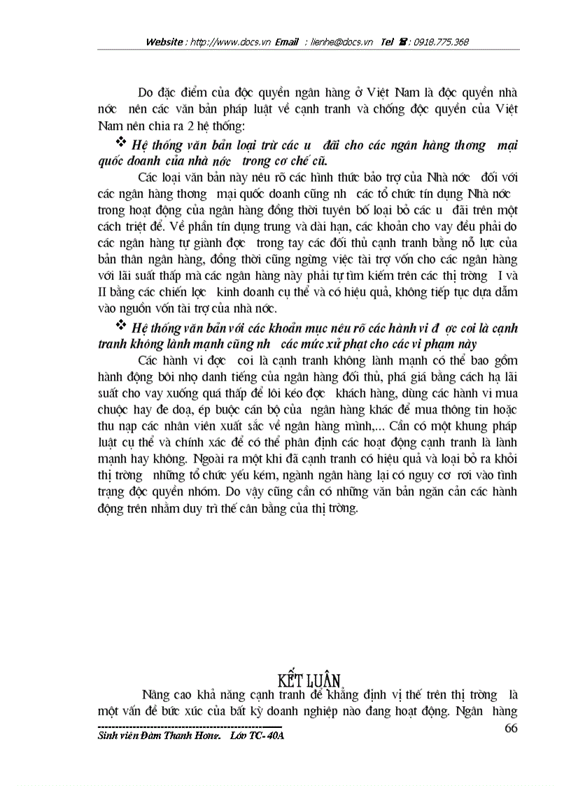 image for page Giải pháp nâng cao khả năng cạnh tranh của ngân hàng Ngoại thương Việt Nam trong hoạt động tín dụng trung và dài hạn