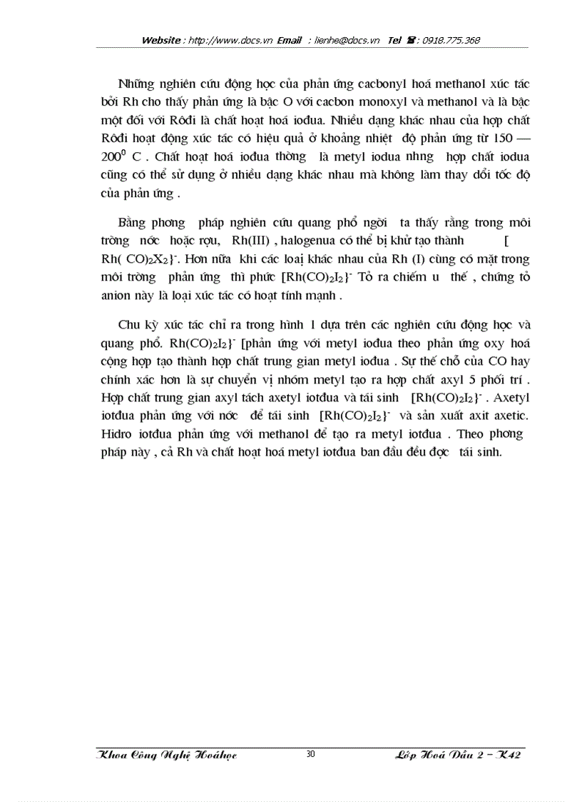 image for page Thiết kế phân xưởng sản xuất axit axetic CH3COOH đi từ acetaldehyt bằng con đường oxyhoá acetaldehyt Năng suất 4500 0 tấn năm