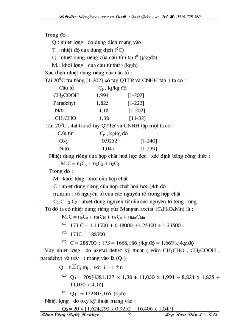 image for page Thiết kế phân xưởng sản xuất axit axetic CH3COOH đi từ acetaldehyt bằng con đường oxyhoá acetaldehyt Năng suất 4500 0 tấn năm