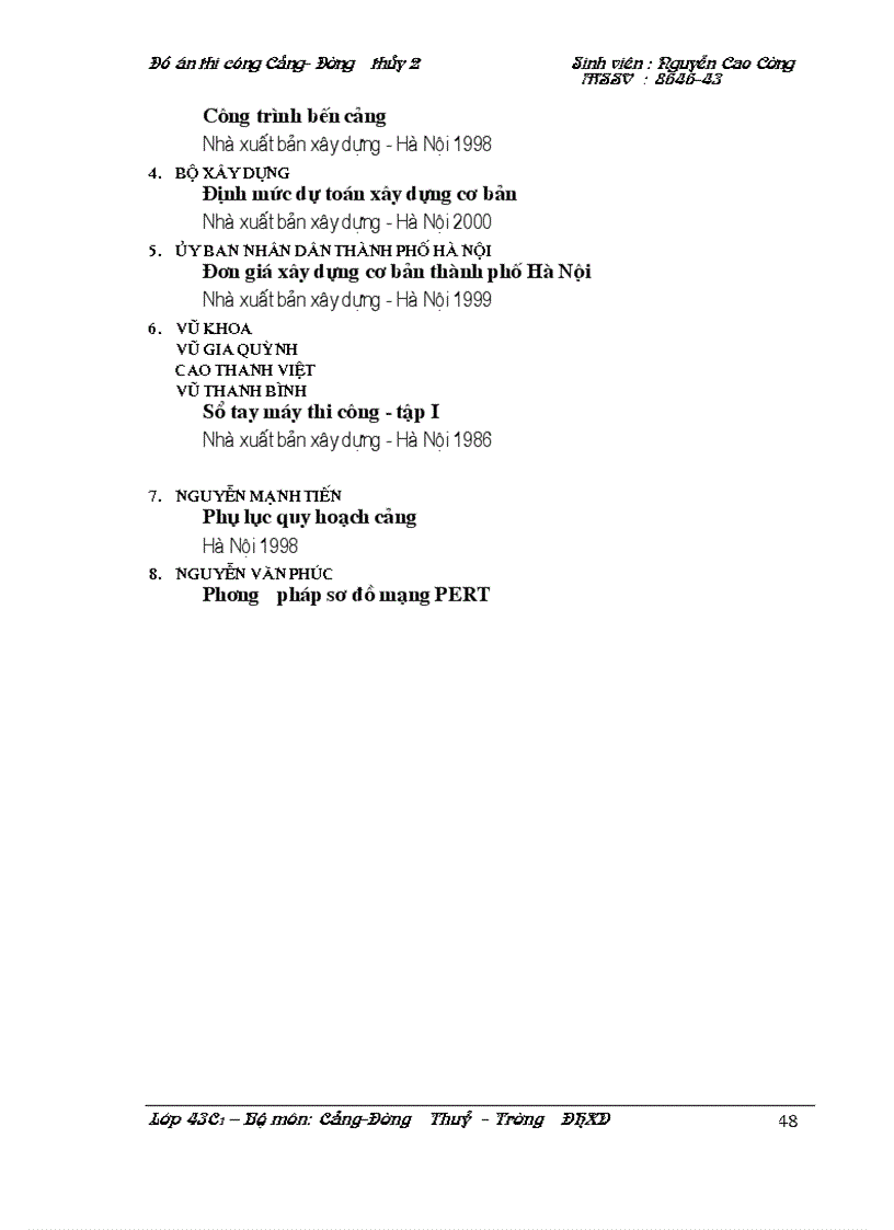 image for page Thiết kế tổ chức thi công công trình bến cầu tầu cọc trụ ống bê tông cốt thép dạng bến liền bờ