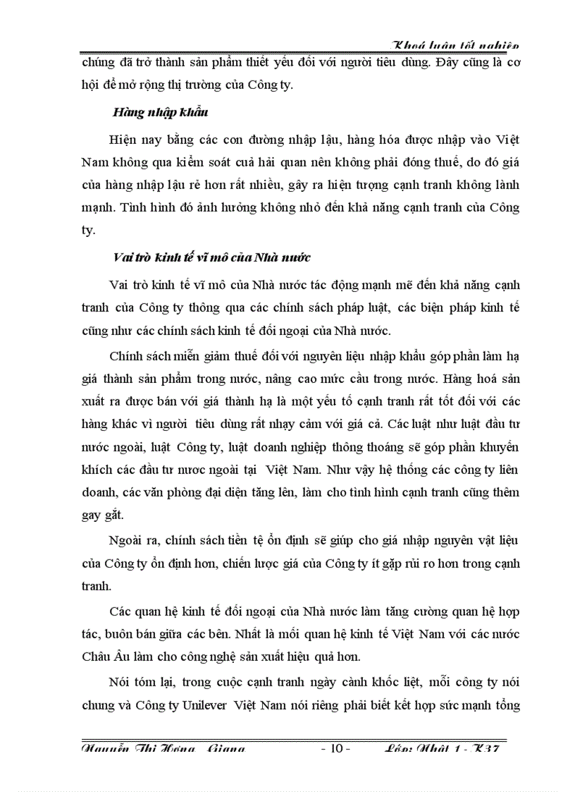 image for page Chiến lược Marketing trong cạnh tranh chiếm lĩnh thị trường của Unilever tại Việt Nam