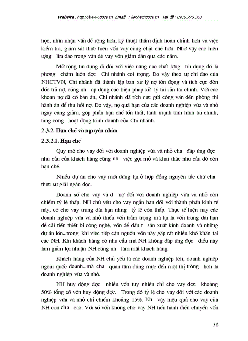 image for page Giải pháp nâng cao chất lượng tín dụng đối với các DNV N tại chi nhánh ngânhàng NHCT VietinBank Ba Đình