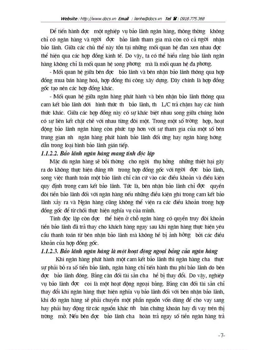 image for page Giải pháp nhằm mở rộng nâng cao chất lượng nghiệp vụ bảo lãnh tại Chi nhánh ngânhàng NHĐT PT BIDV Hà Nội