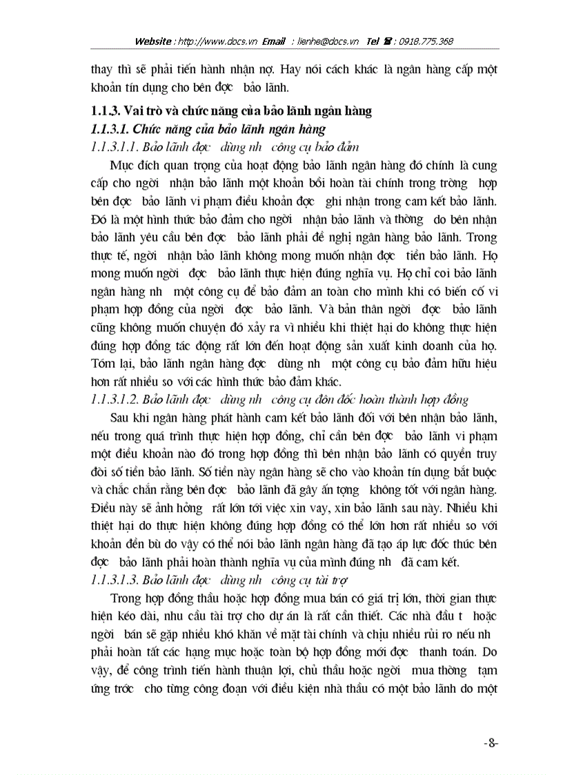 image for page Giải pháp nhằm mở rộng nâng cao chất lượng nghiệp vụ bảo lãnh tại Chi nhánh ngânhàng NHĐT PT BIDV Hà Nội