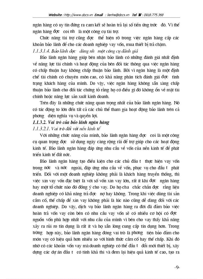 image for page Giải pháp nhằm mở rộng nâng cao chất lượng nghiệp vụ bảo lãnh tại Chi nhánh ngânhàng NHĐT PT BIDV Hà Nội