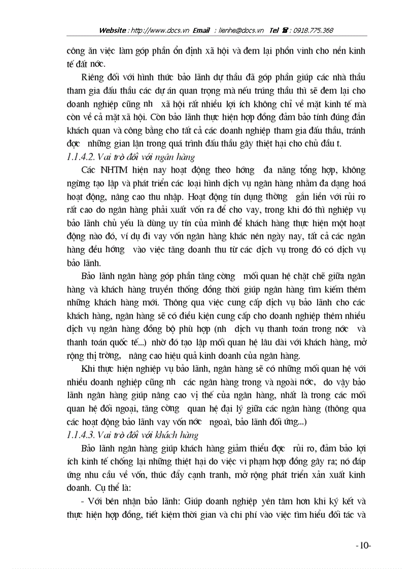 image for page Giải pháp nhằm mở rộng nâng cao chất lượng nghiệp vụ bảo lãnh tại Chi nhánh ngânhàng NHĐT PT BIDV Hà Nội